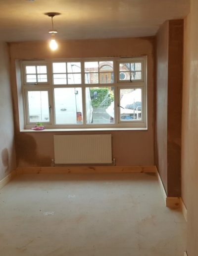 Garage-Conversion-Manchester-Chadderton-Radiator-In-And-Meters-Boxed-In